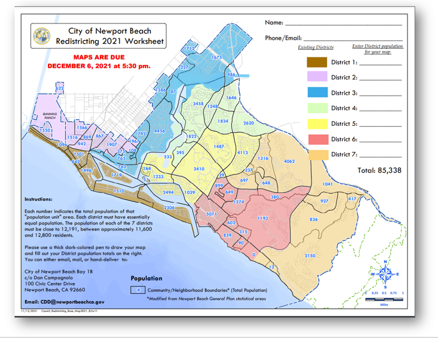 Submit Your Own Map City of Newport Beach