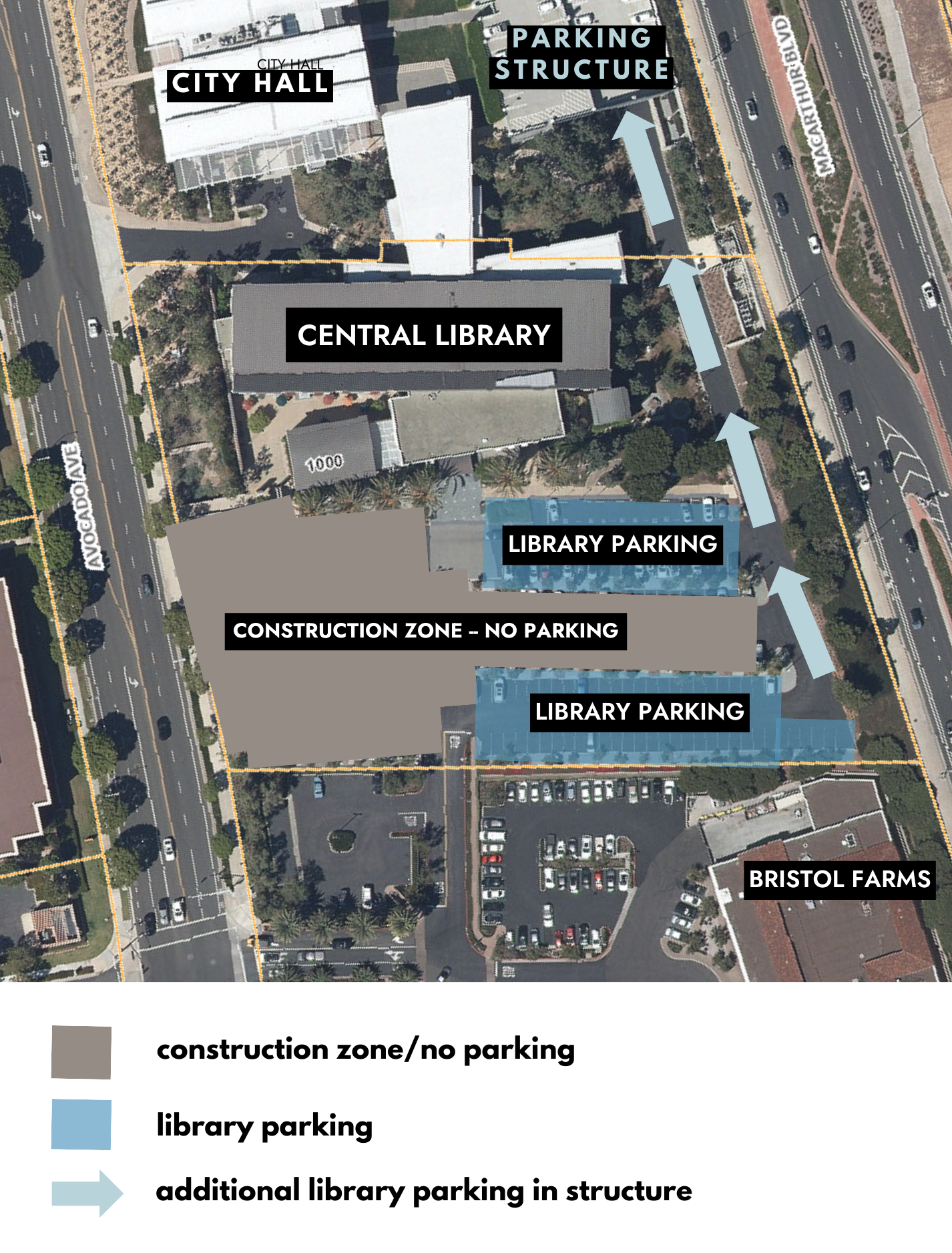 Central Parking Map - Feb 8