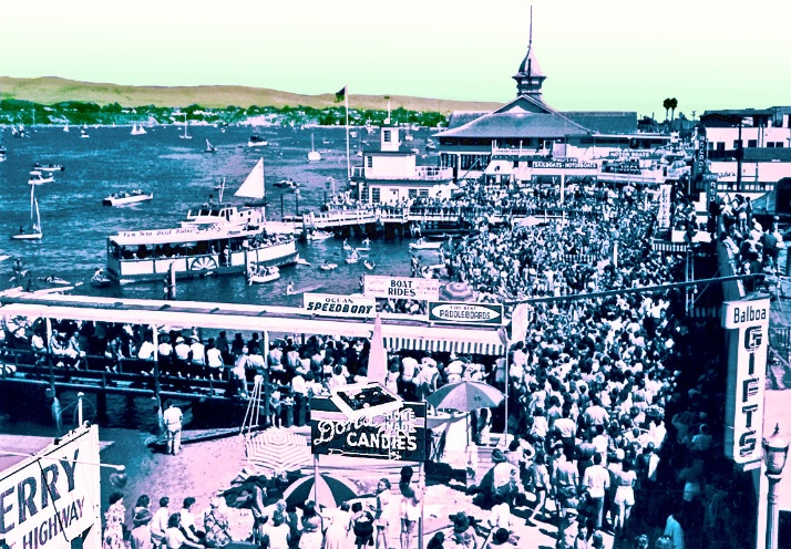 Fun Zone c.1947 (colorized)