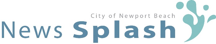 City of Newport Beach News Splash