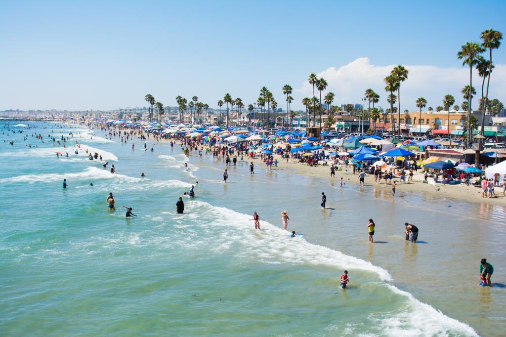 Beach view from Pier 2