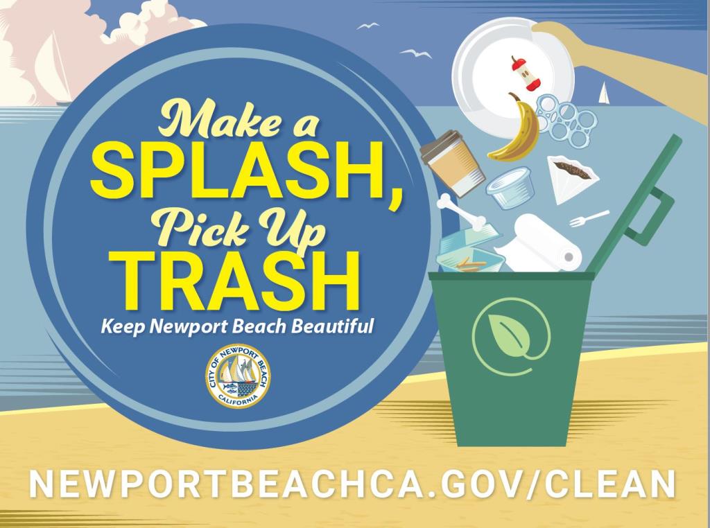 litter campaign graphic Make a Splash