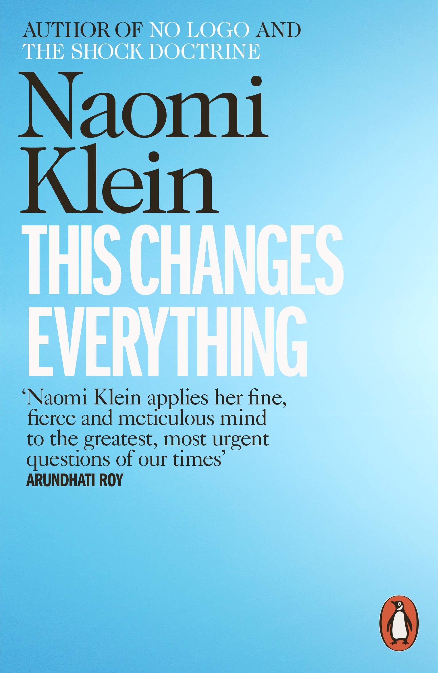 This changes everything book cover