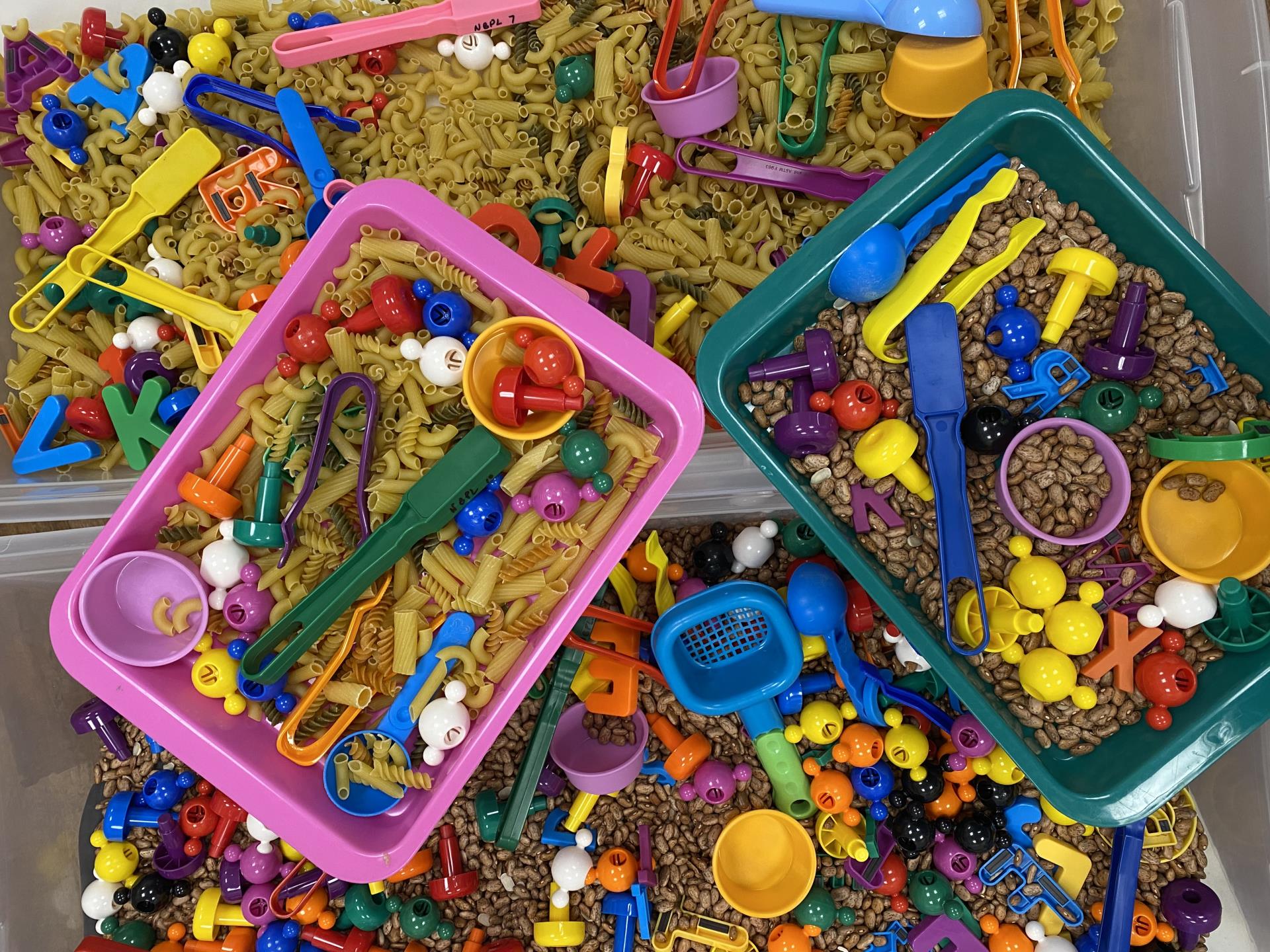 sensory play- magnets