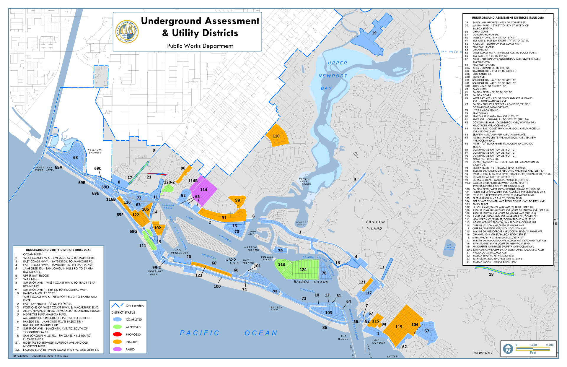 Assessment District Status | City of Newport Beach