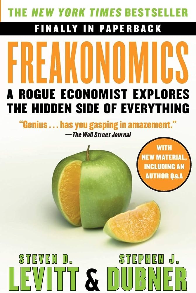 freakonomics book cov