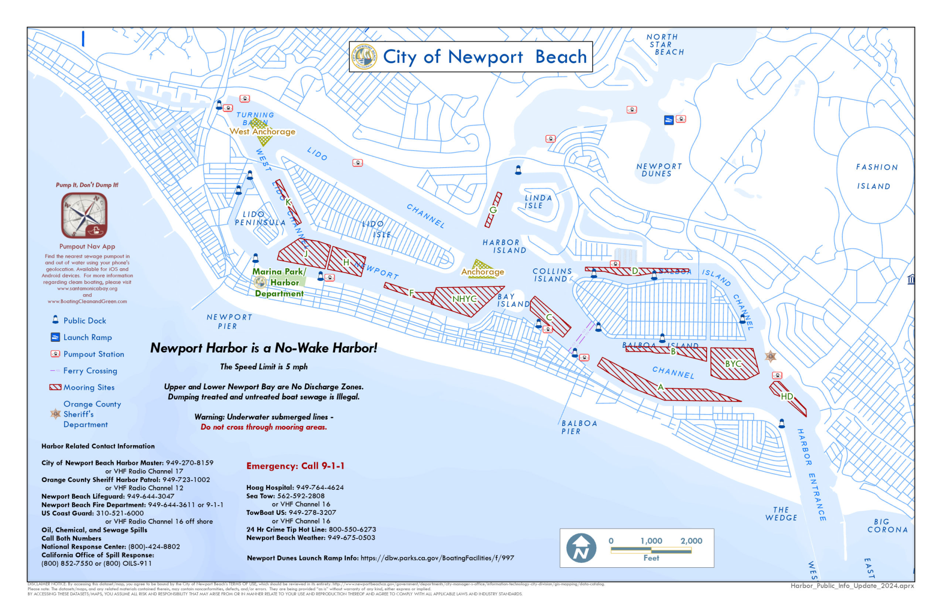 Updated Harbor Map 9.2024