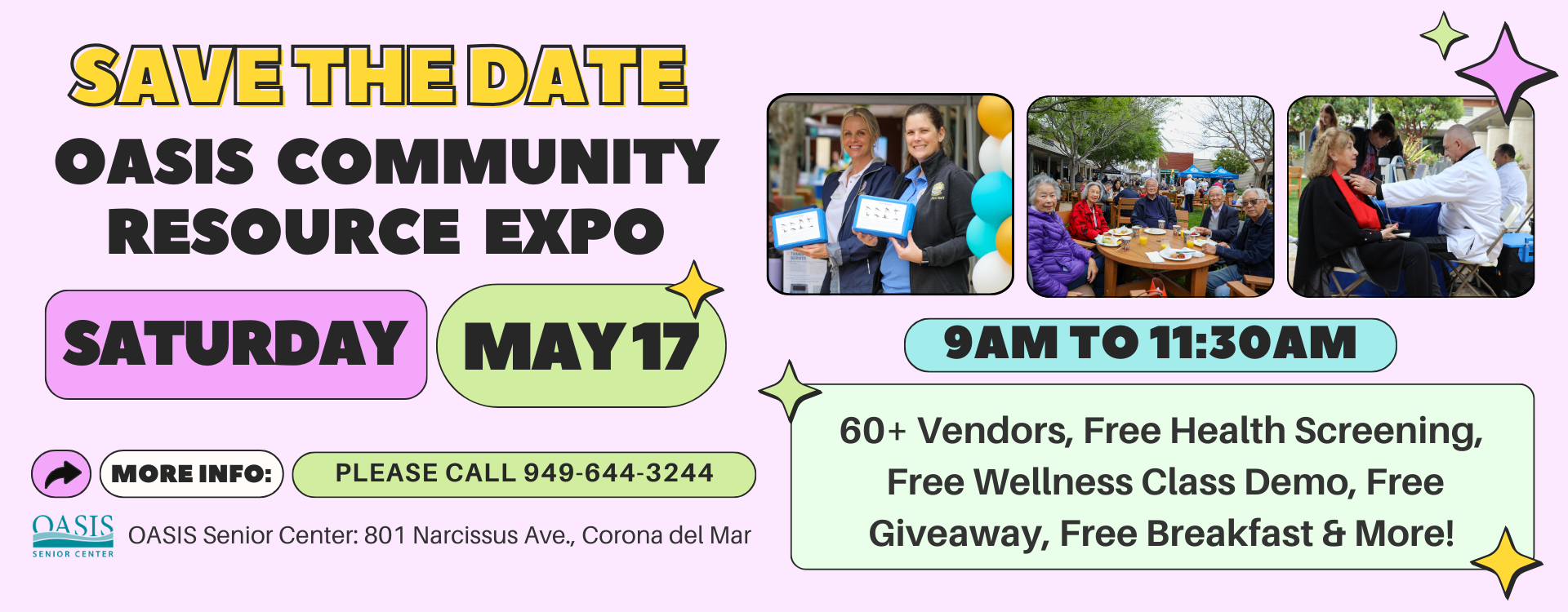 Save the Date Expo 2025 Website Banner